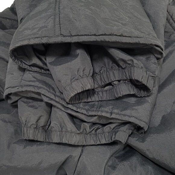 Lift Seven Black Front Zip Adjustable Lined Padded Snow Bib Pants Large L - Picture 11 of 14